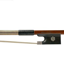 Hermann Luger Violin Master Bow- Blossom Inlay