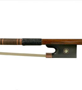 Hermann Luger Violin Master Bow - Carved Gold Mount