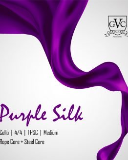 Purple Silk Cello Strings