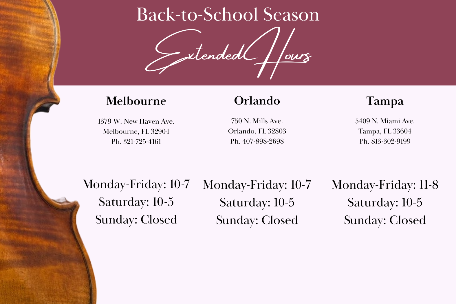 Extended Hours